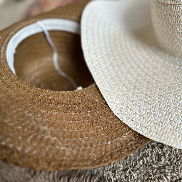 Straw Wide-Brim Floppy Hats - Picture 8 of 10